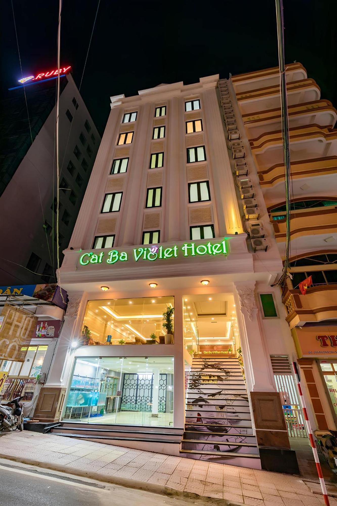 Cat Ba Violet Hotel Chan Chau Exteriér fotografie